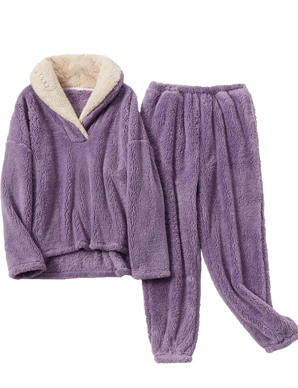 Ensemble de Pyjama Femme Détente en Fausse Fourrure, MALIYAH