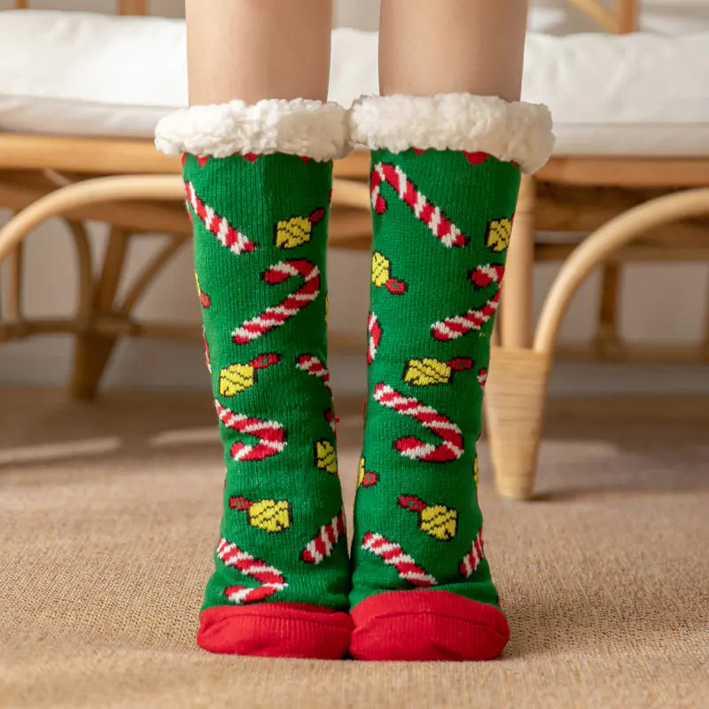 Chaussettes en Polaire de Noël MALIYAH