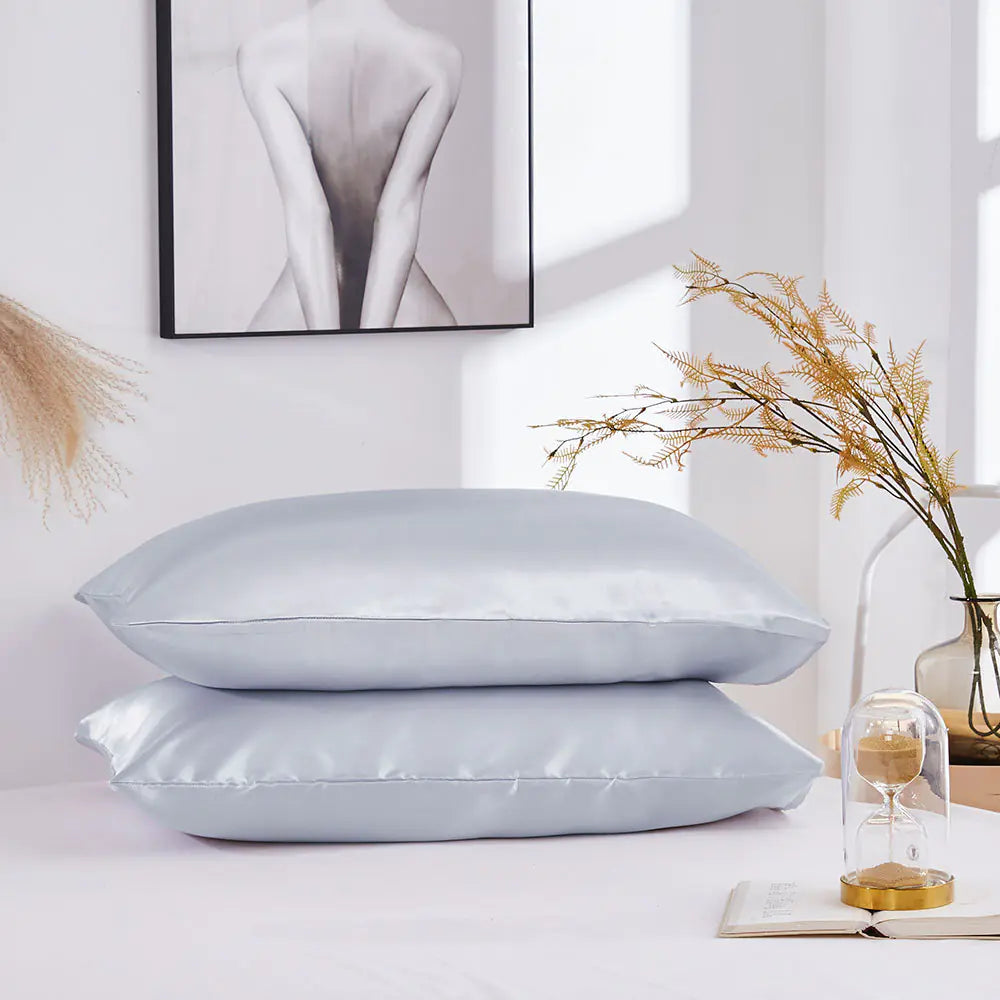 Taie d’oreiller double en soie MALIYAH