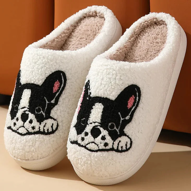Bulldog Cozy Slippers MALIYAH