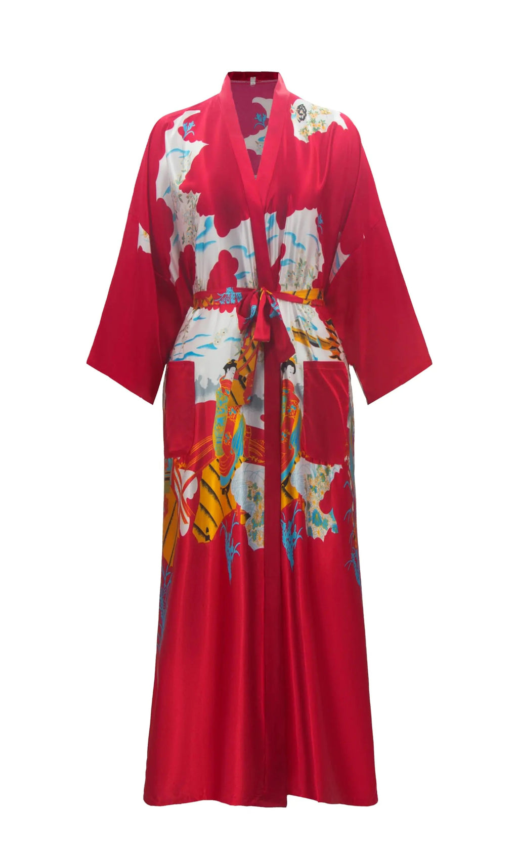 Robes Kimono pour Femmes en Soie Florale MALIYAH