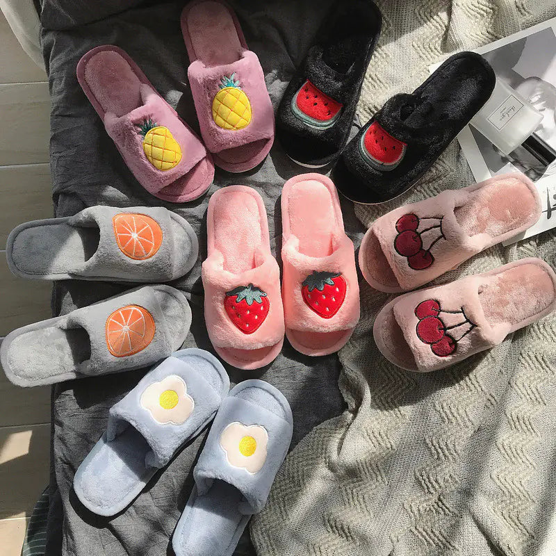CozyFruit Plush Slippers MALIYAH